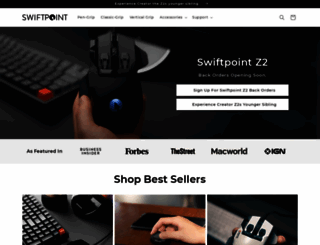 swiftpoint.com screenshot