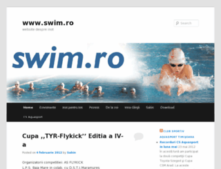 swim.ro screenshot