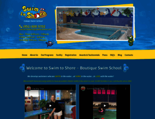 swim2shore.com screenshot