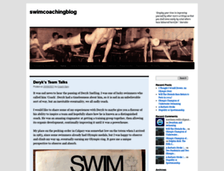 swimcoachingblog.com screenshot