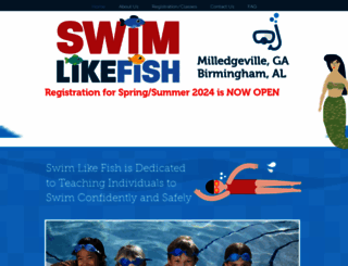 swimlikefish.com screenshot