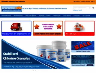 swimmingpoolchemicals.co.uk screenshot