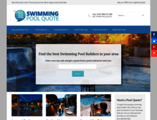 swimmingpoolquote.com screenshot