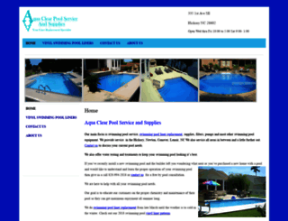 swimmingpoolshickory.com screenshot