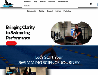 swimmingscience.net screenshot