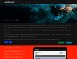 swimplan.com screenshot
