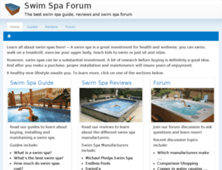 swimspaforum.com screenshot