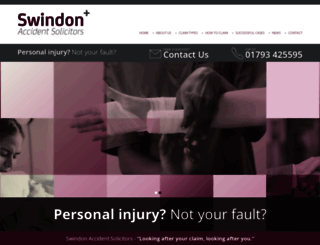 swindon-accident-solicitors.co.uk screenshot