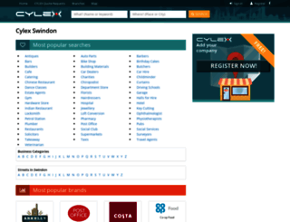 swindon.cylex-uk.co.uk screenshot