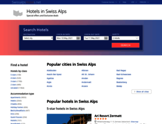 swissalpshotels.net screenshot