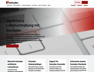 swissdec.ch screenshot