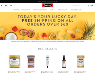 swisse.co.nz screenshot