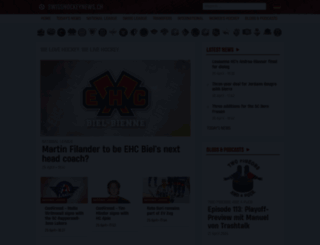 swisshockeynews.ch screenshot