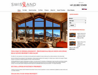 swisslandgroup.ch screenshot
