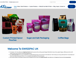swisspac.uk.com screenshot