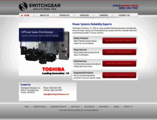 switchgearsolutions.com screenshot