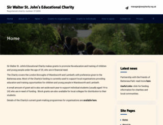 swsjcharity.org.uk screenshot