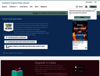 swvirginia.libraryreserve.com screenshot