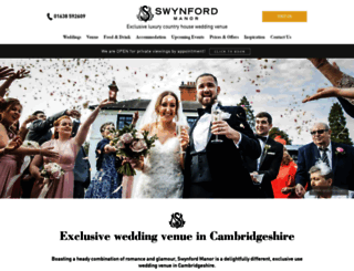swynfordmanor.com screenshot