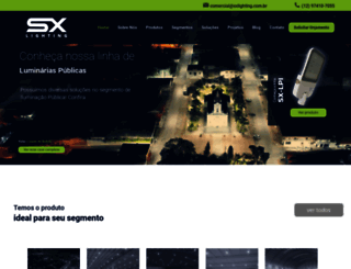 sxledlighting.com.br screenshot