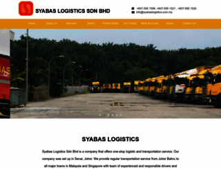 syabaslogistics.com.my screenshot