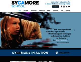 sycamore-school.org screenshot