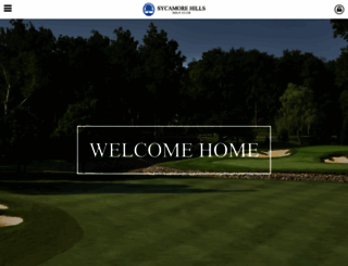 sycamorehillsgolfclub.com screenshot