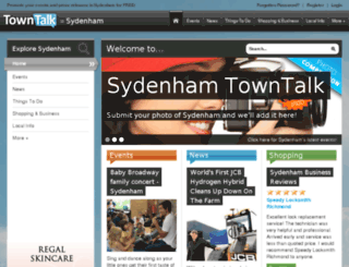 sydenham.towntalk.co.uk screenshot