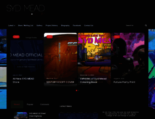 sydmead.com screenshot