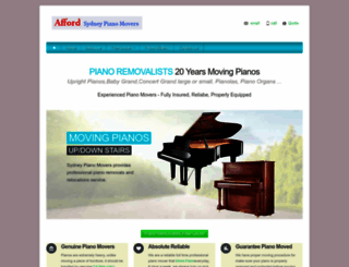 sydney-piano-movers.com.au screenshot