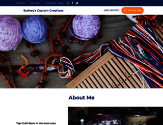 sydney-s-custom-creations.ueniweb.com screenshot
