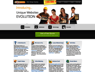sydney.uniquewebsites.com.au screenshot