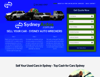 sydneyautos.com.au screenshot