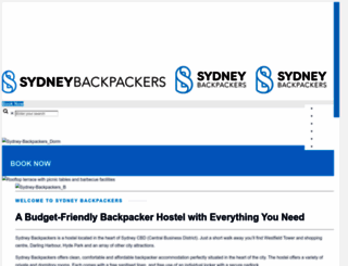 sydneybackpackers.com screenshot