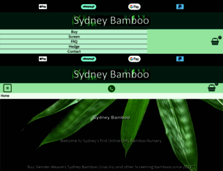 sydneybamboo.com.au screenshot