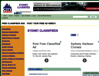 sydneyclassified.com screenshot