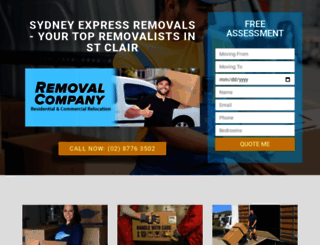 sydneyexpressremovals.com.au screenshot