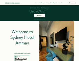sydneyhotelamman.com screenshot