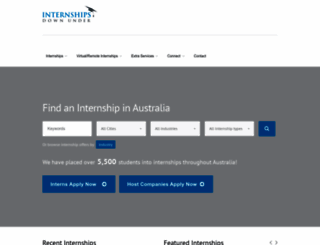 sydneyinternships.com.au screenshot