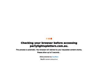 sydneylightupletters.com.au screenshot