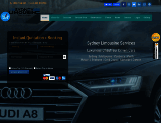 sydneylimousineservice.com screenshot