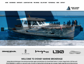sydneymarinebrokerage.com screenshot