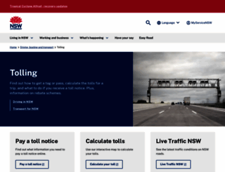 sydneymotorways.com screenshot