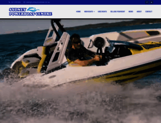 sydneypowerboat.com.au screenshot