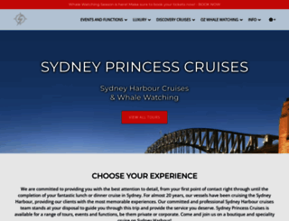 sydneyprincesscruises.com.au screenshot