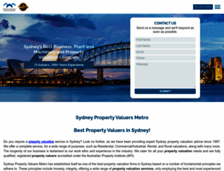 sydneypropertyvaluation.com.au screenshot