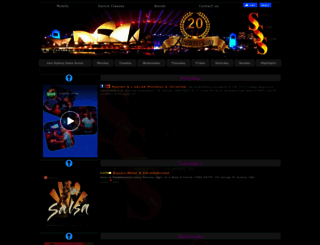 sydneysalsascene.com screenshot