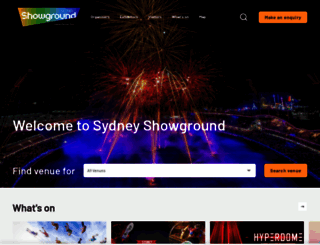 sydneyshowground.com.au screenshot
