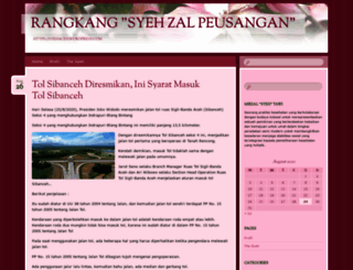 syehaceh.wordpress.com screenshot