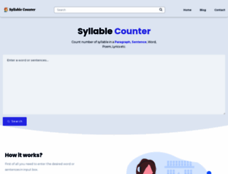 syllablecounter.co screenshot